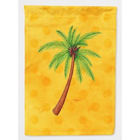 Patioplus Palm Tree Yellow Polkadot Flag - Garden Size PA2863500